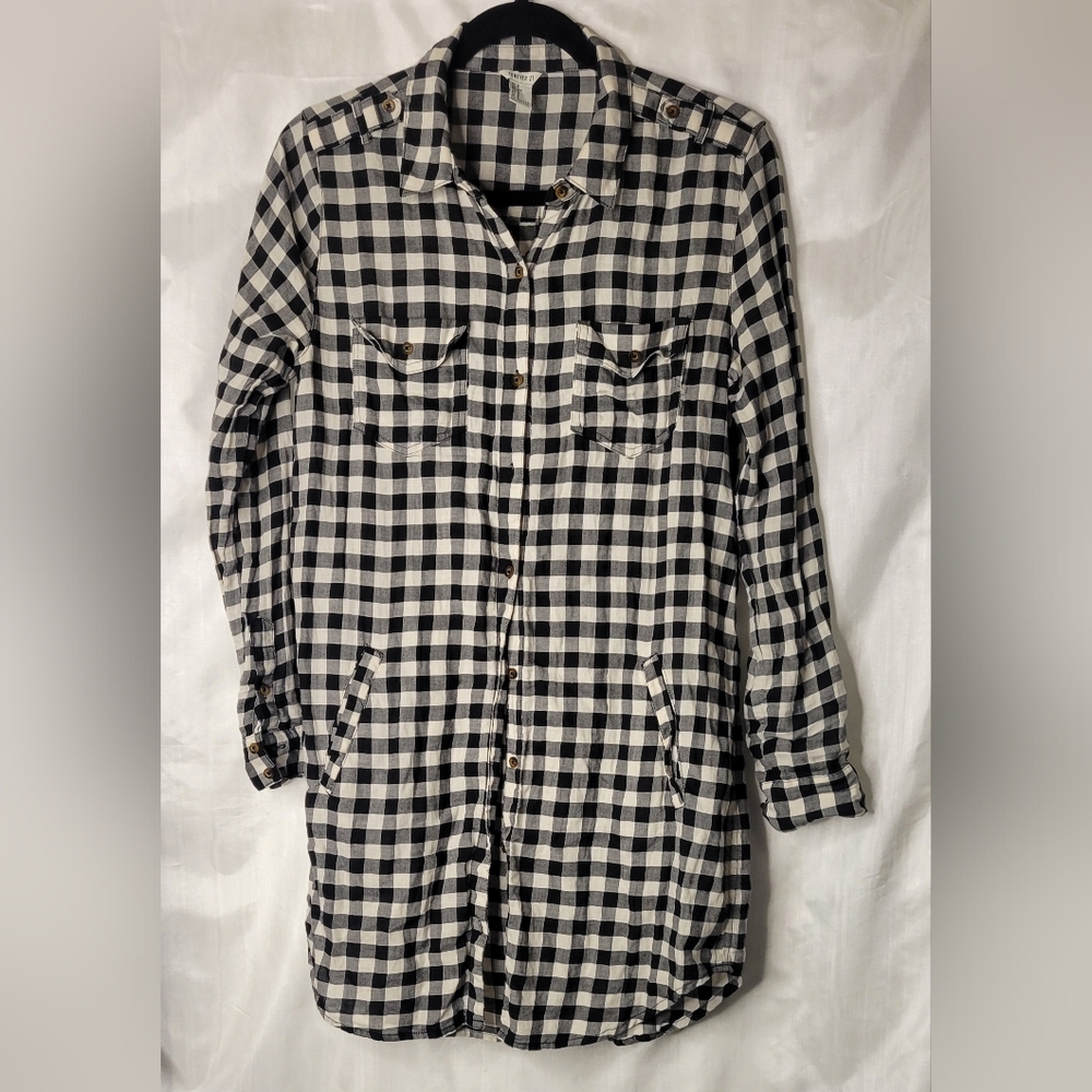 Forever 21 button down long shirt